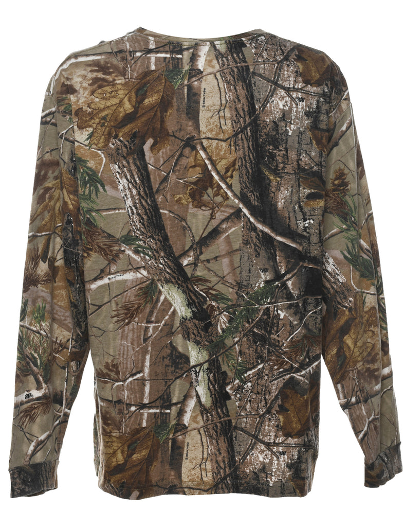 Jungle Camouflage Design T-shirt - XL