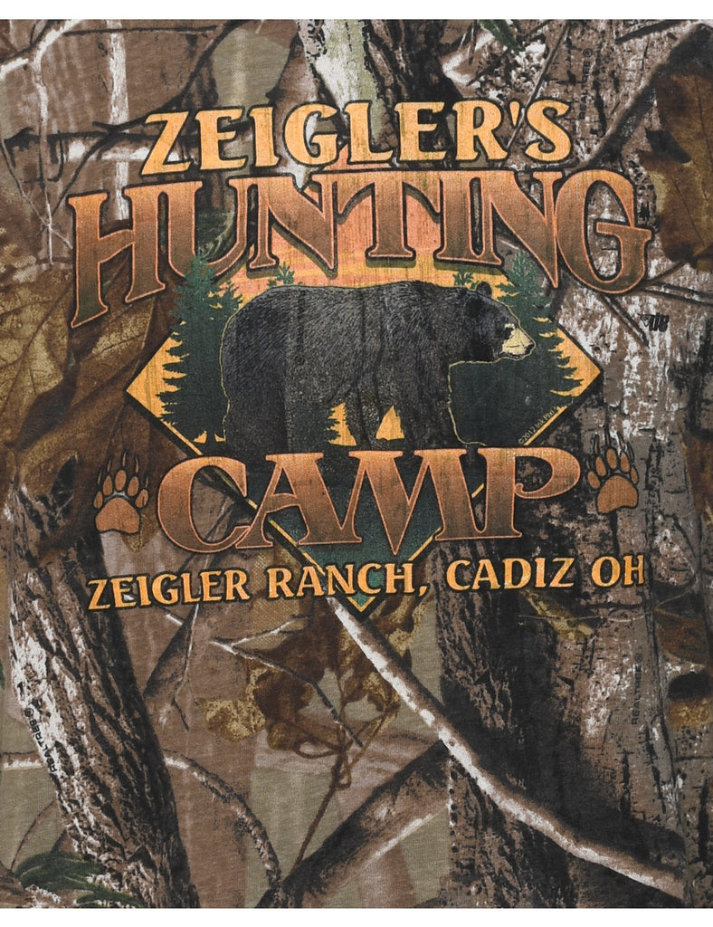 Jungle Camouflage Design T-shirt - XL