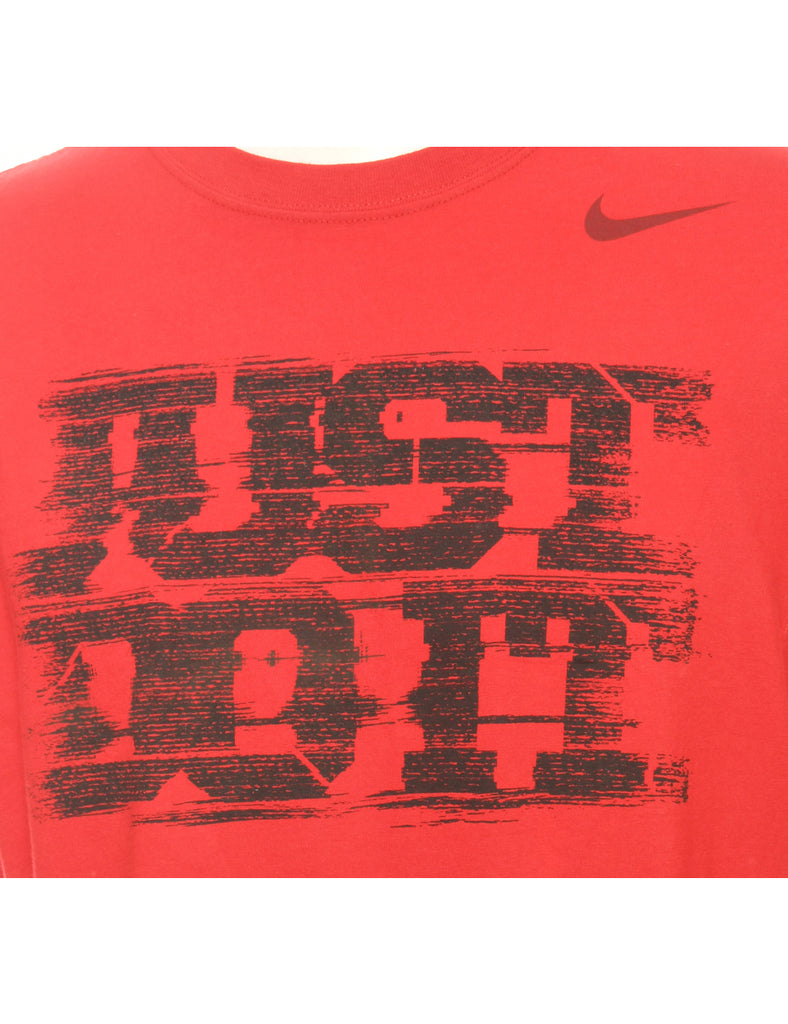 Just Do It Nike Printed T-shirt - M