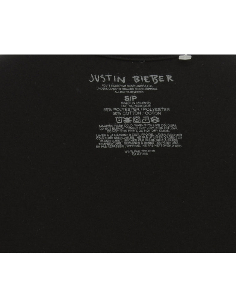 Justin Bieber Printed T-shirt - S