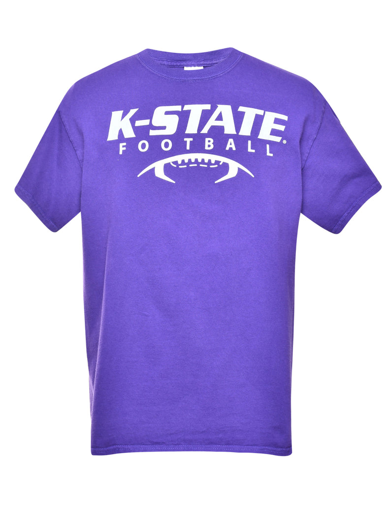 K-State Football Printed T-shirt - M