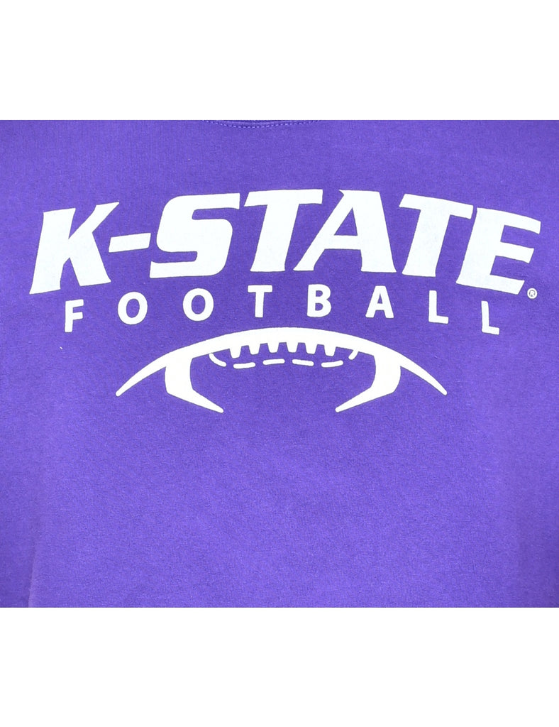 K-State Football Printed T-shirt - M