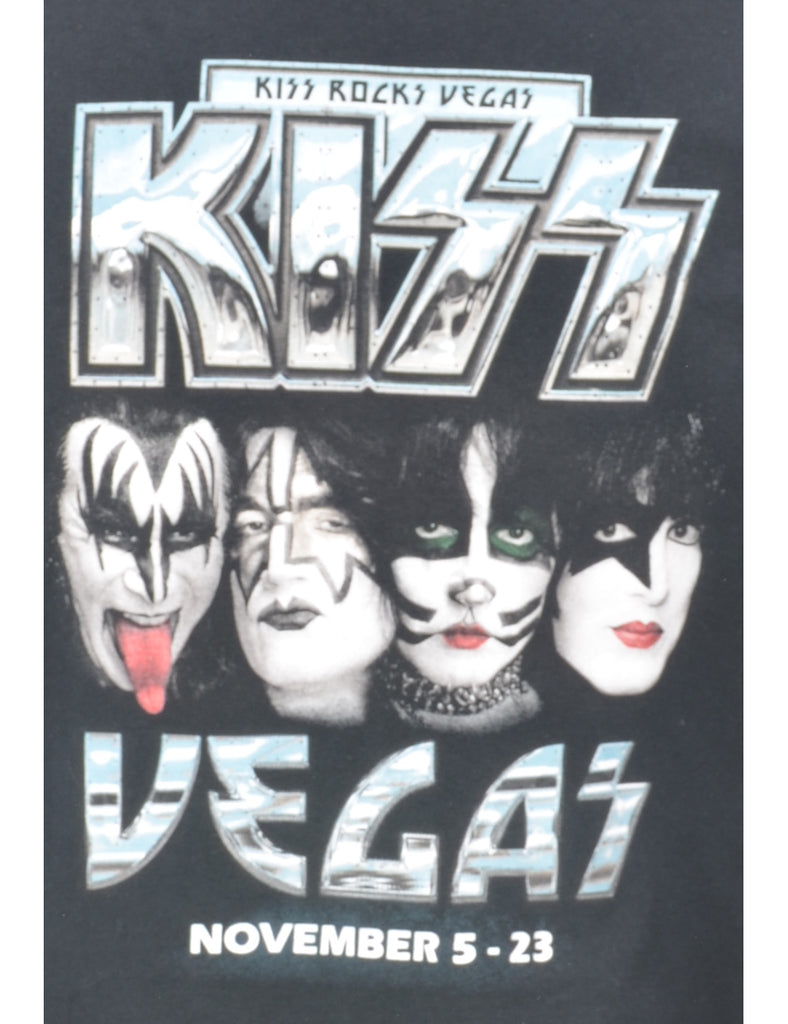 Kiss Rocks Vegas Band T-shirt - XL