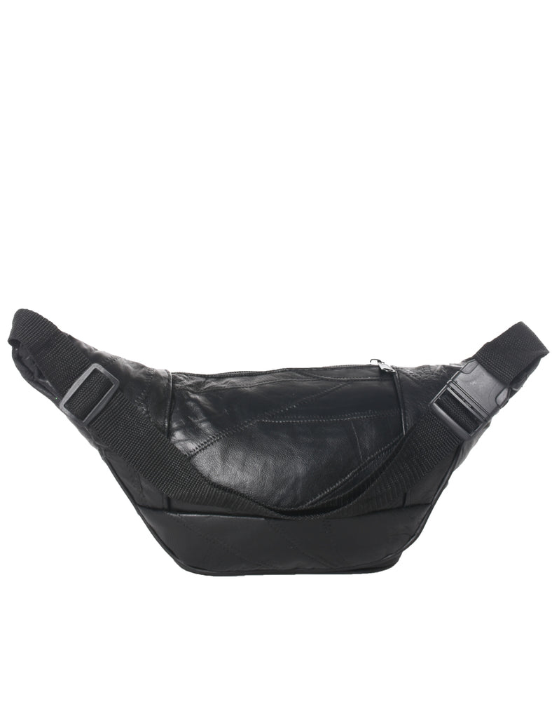 Leather Black Bumbag - S