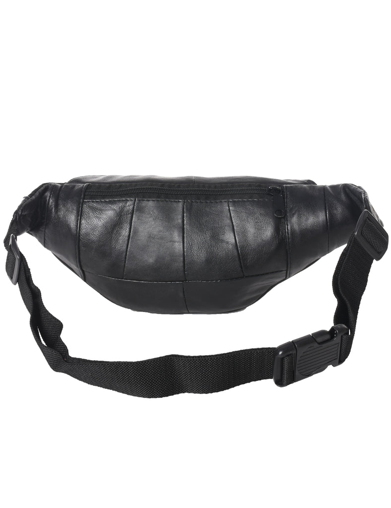 Leather Black Bumbag - S