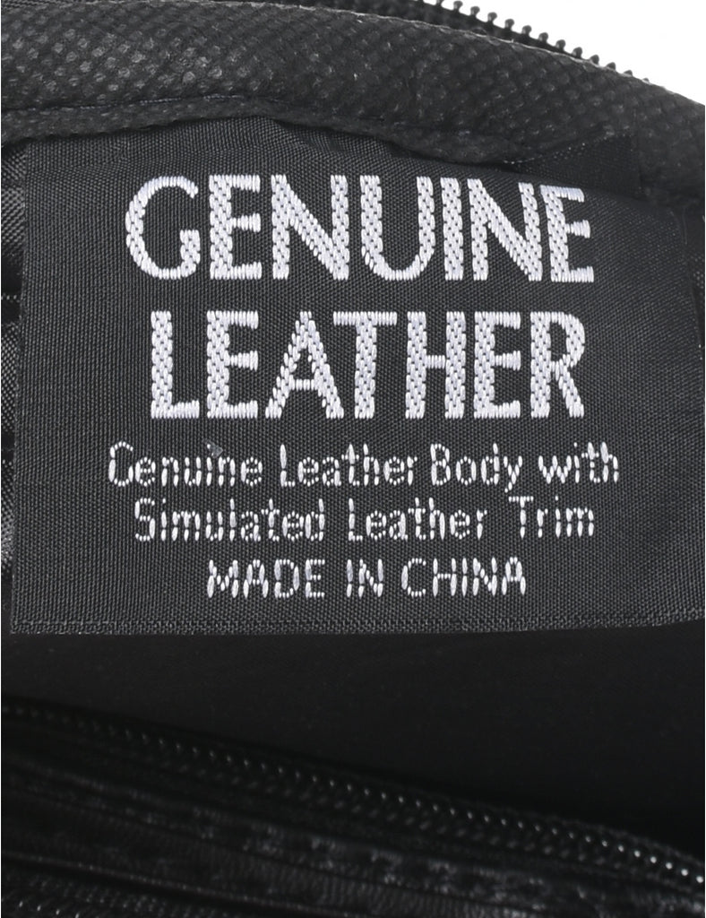 Leather Black Bumbag - S