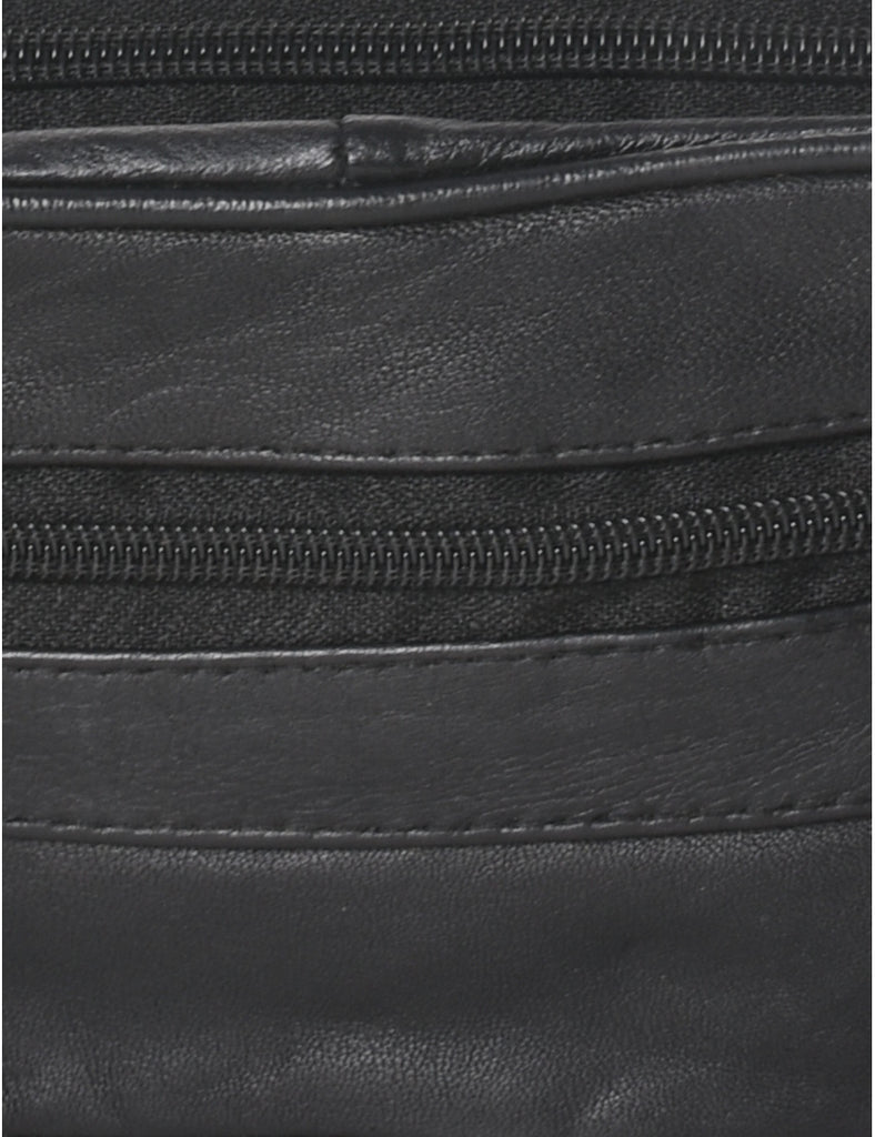 Leather Black Bumbag - S