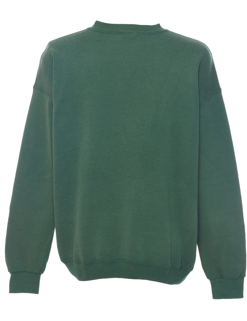 Lee College Of Of Musical Arts Printed Green Sweatshirt - XL