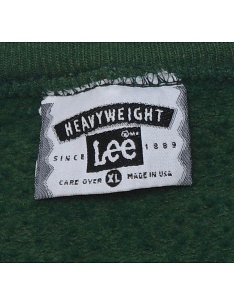 Lee College Of Of Musical Arts Printed Green Sweatshirt - XL