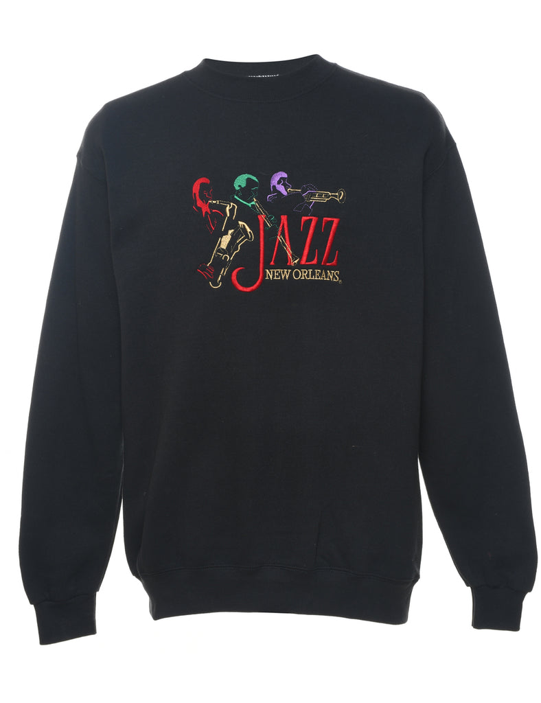 Lee Jazz New Orleans Embroidered Sweatshirt - M