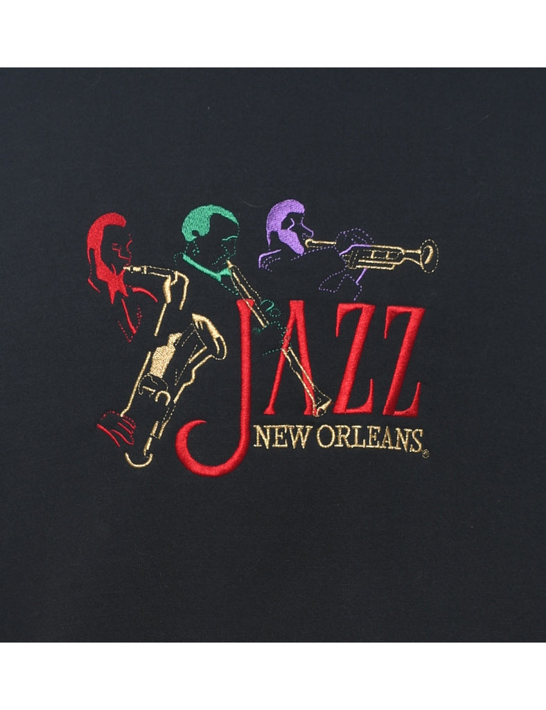 Lee Jazz New Orleans Embroidered Sweatshirt - M