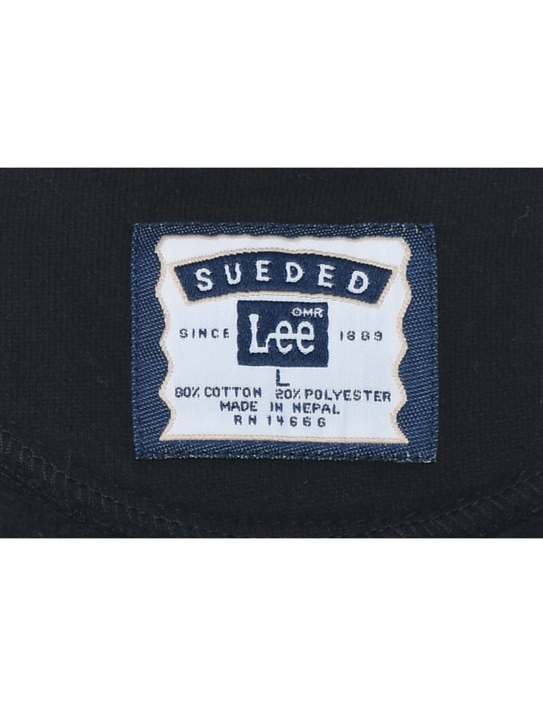 Lee Plain Black Sweatshirt - L