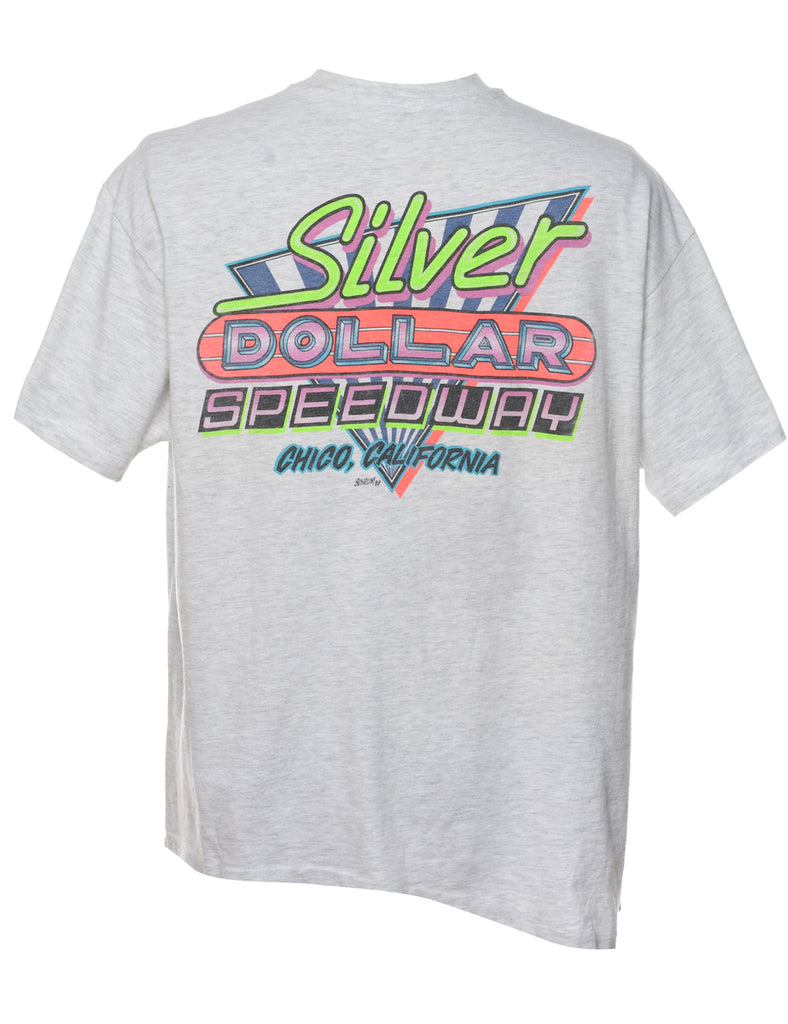 Life's Short Play Hard Printed Graphic Multi-Colour T-shirt - XL