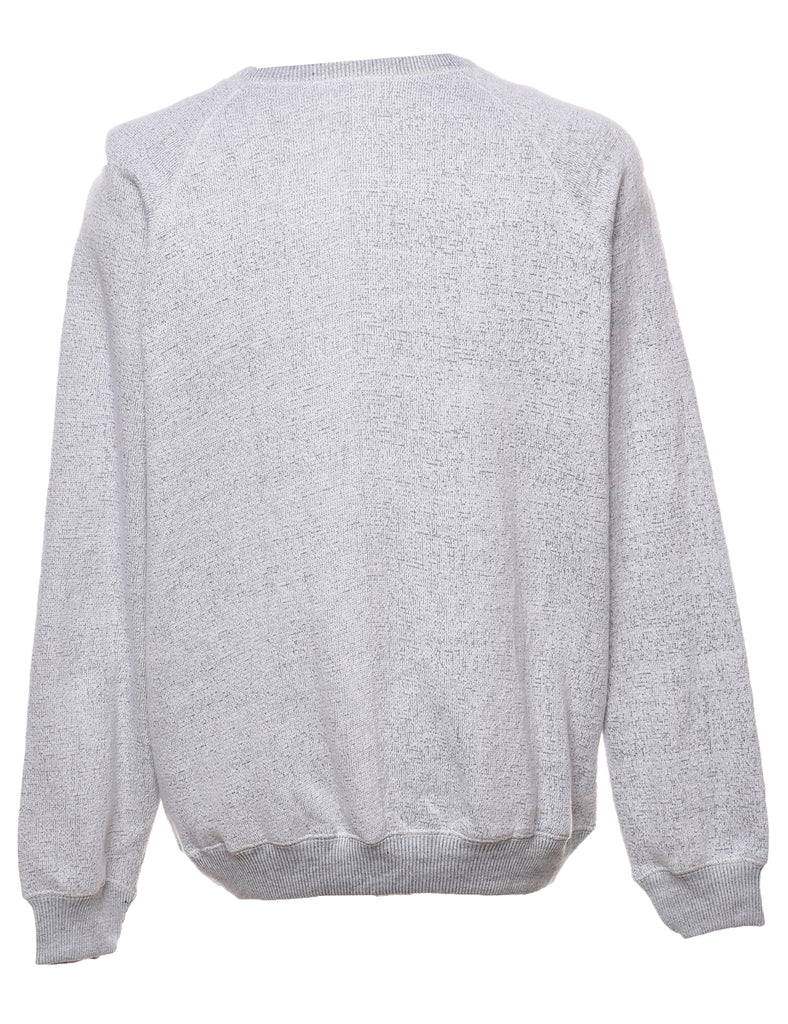 Light Grey Footsloggers Embroidered Sweatshirt - XL