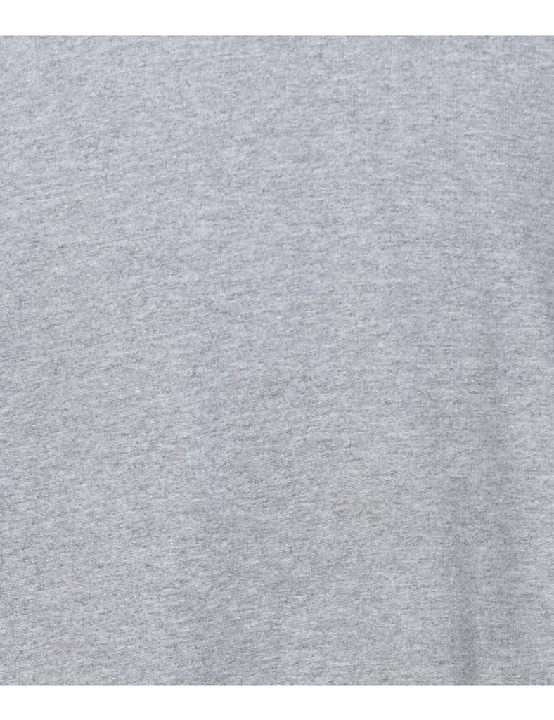 Light Grey Plain Sweatshirt - L