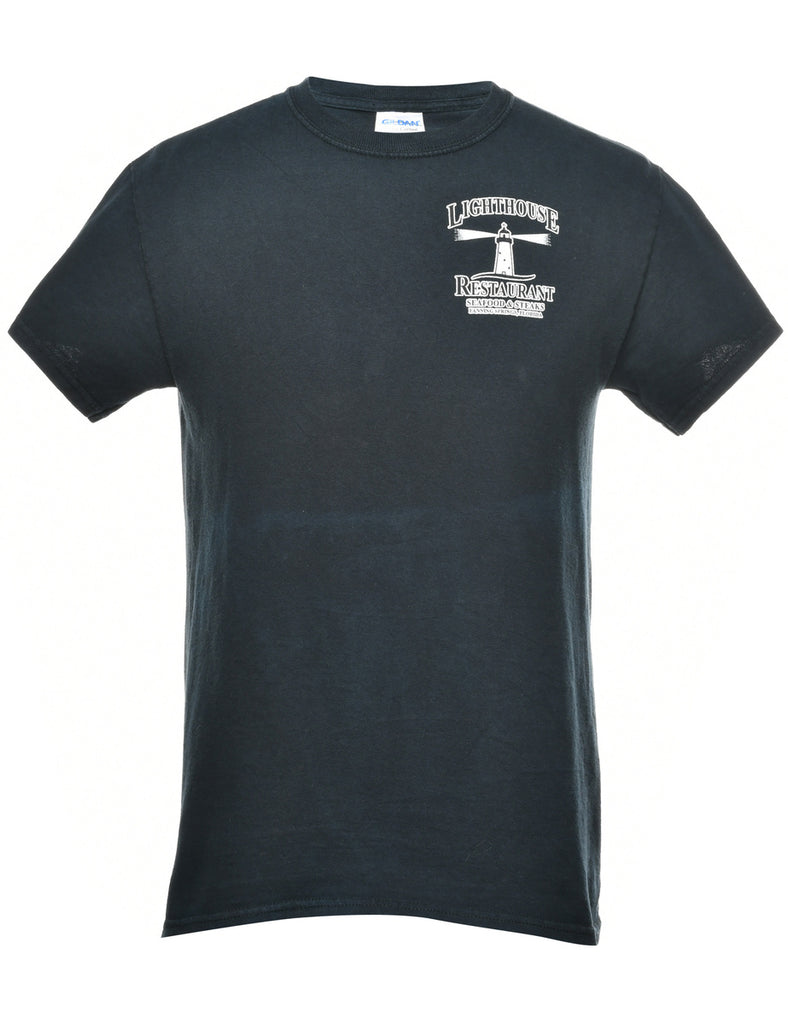 Lighthouse Restaurant Printed T-shirt - S