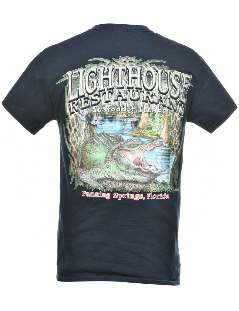 Lighthouse Restaurant Printed T-shirt - S