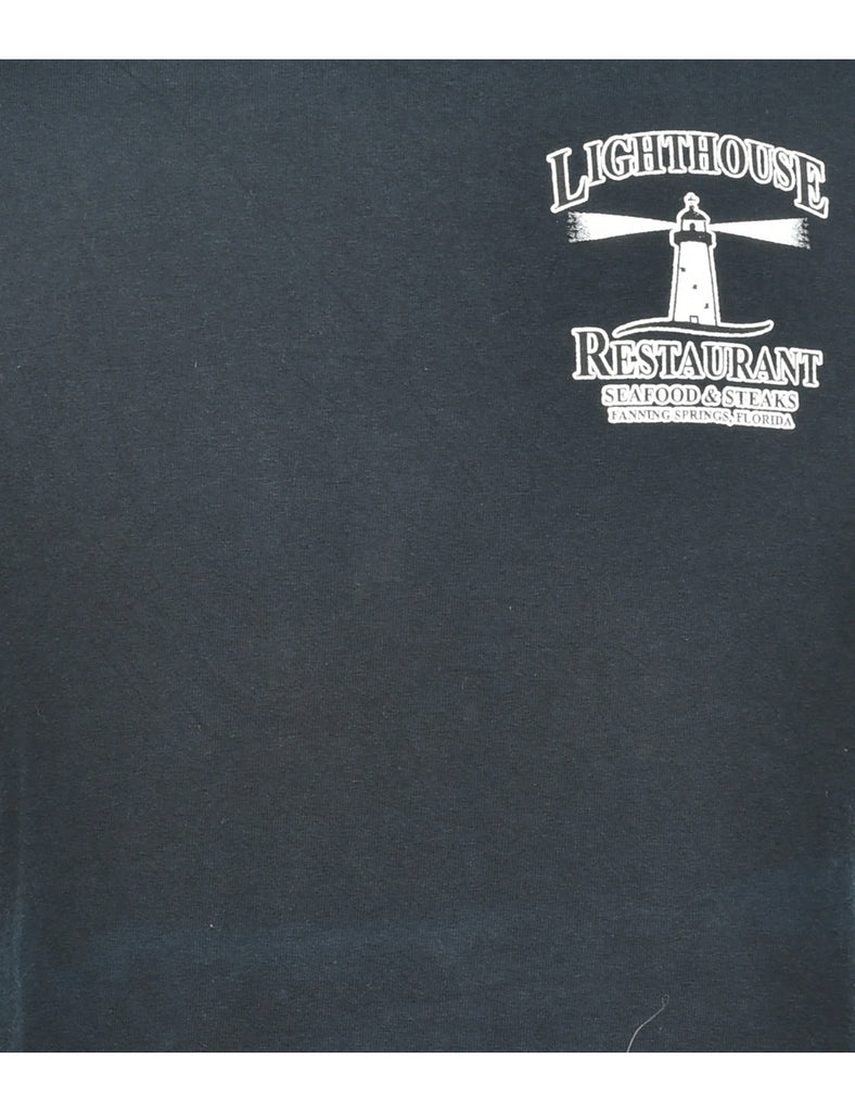 Lighthouse Restaurant Printed T-shirt - S