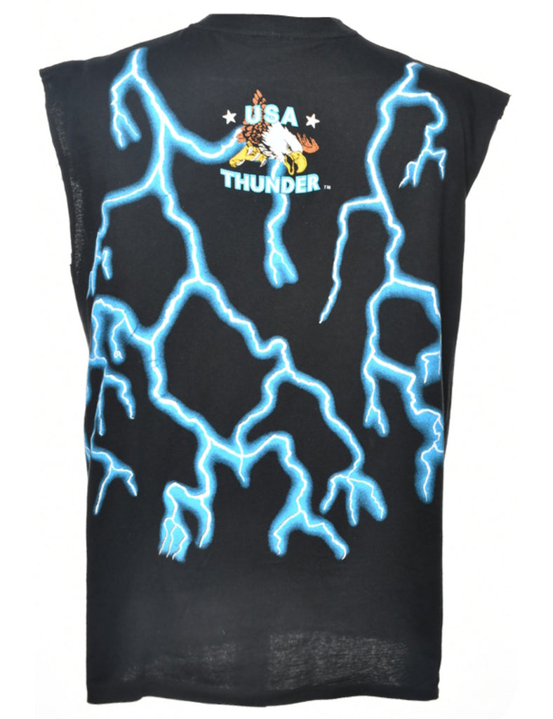 Liquid Blue Grizzly Bear Thunder Vest - XL