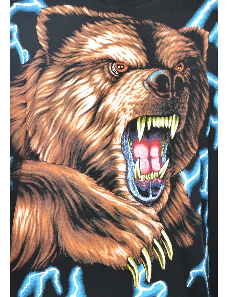 Liquid Blue Grizzly Bear Thunder Vest - XL