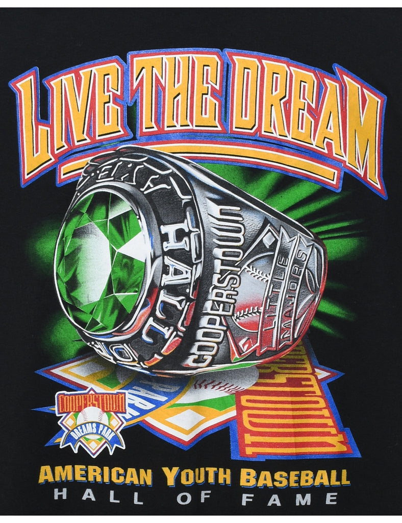 Live The Dream Printed T-shirt - XL