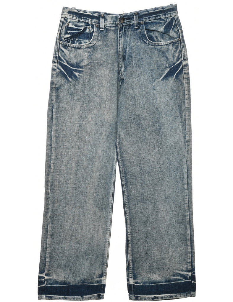 Low Rise Straight Fit Jeans - W34 L32