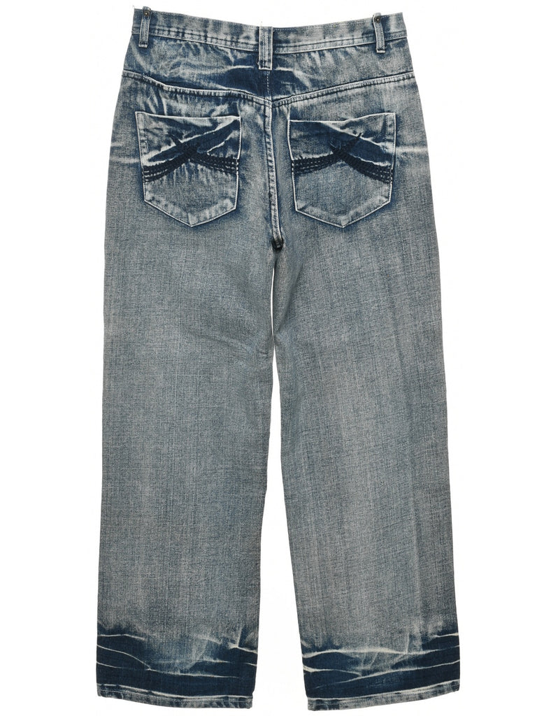 Low Rise Straight Fit Jeans - W34 L32