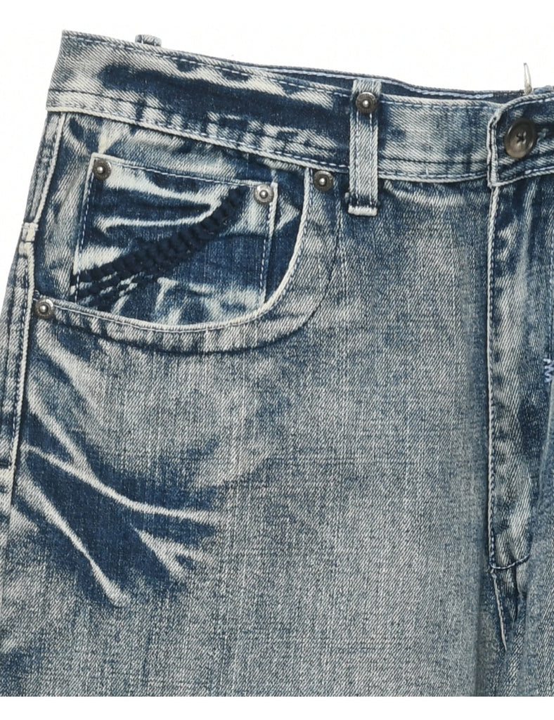 Low Rise Straight Fit Jeans - W34 L32