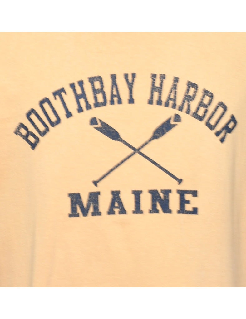 Maine Printed T-shirt - L