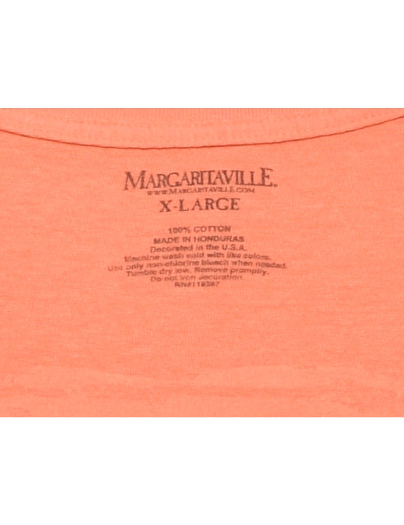 Margaritaville Coral Printed T-shirt - XL