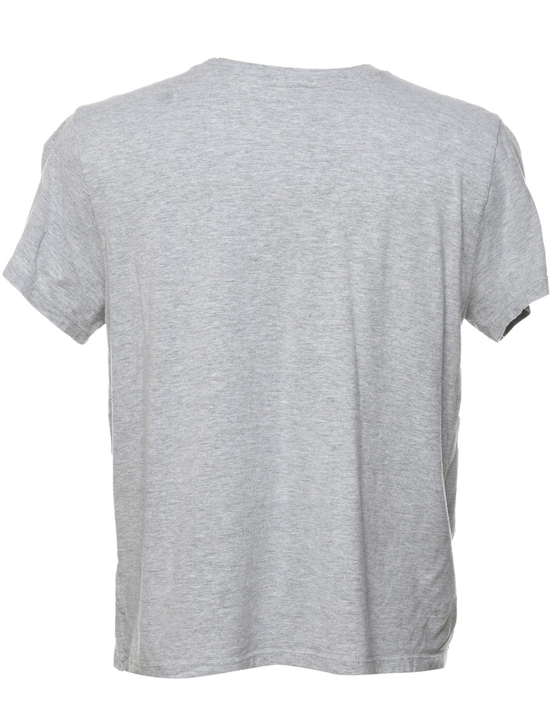 Marl Grey & Blue Champion T-shirt - XL
