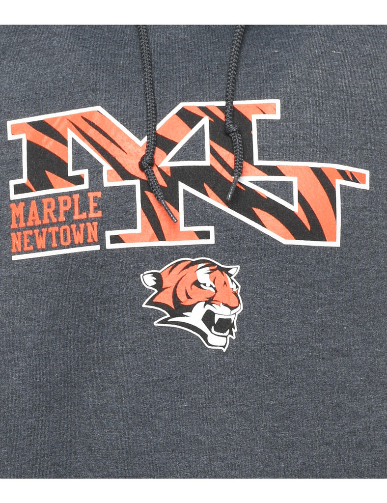 Marl Grey Marple Newtown Hoodie - M