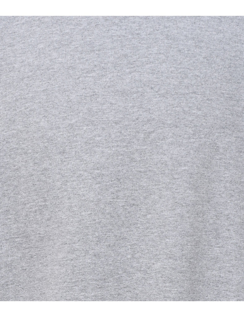 Marl Grey Plain Sweatshirt - M