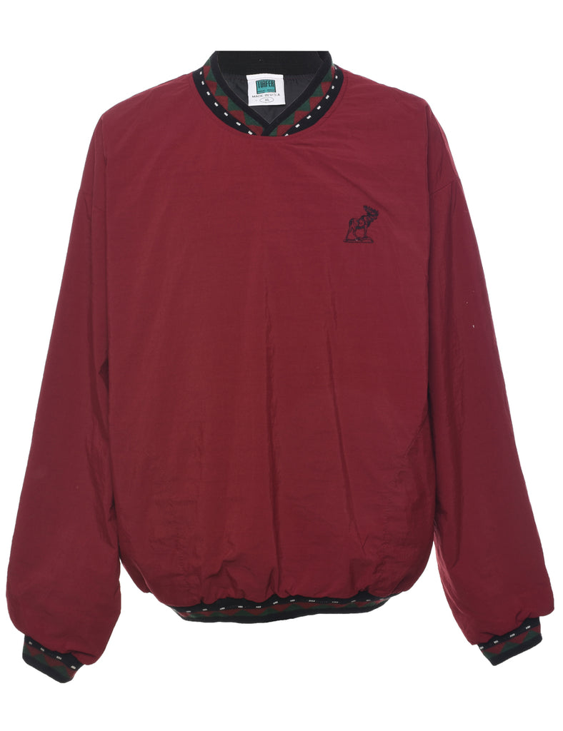 Maroon Nylon Jersey - XL