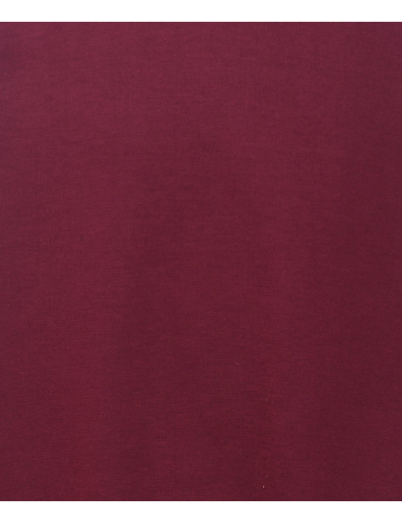 Maroon Plain Sweatshirt - XL