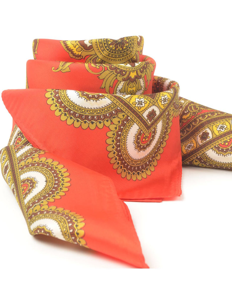 Medallion Print Head Scarf - M