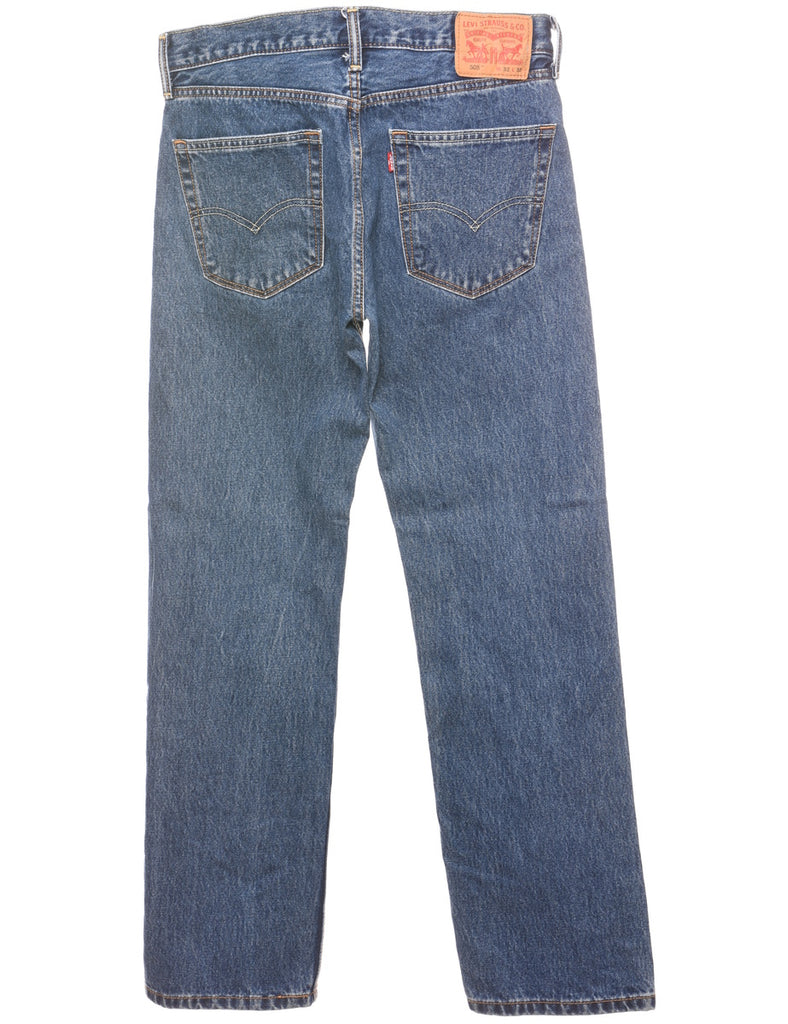 Medium Wash Levi's Straight-Fit Jeans - W34 L36