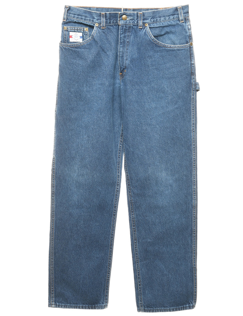 Medium Wash Straight Fit Jeans - W33 L31