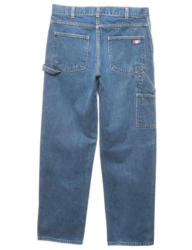 Medium Wash Straight Fit Jeans - W33 L31