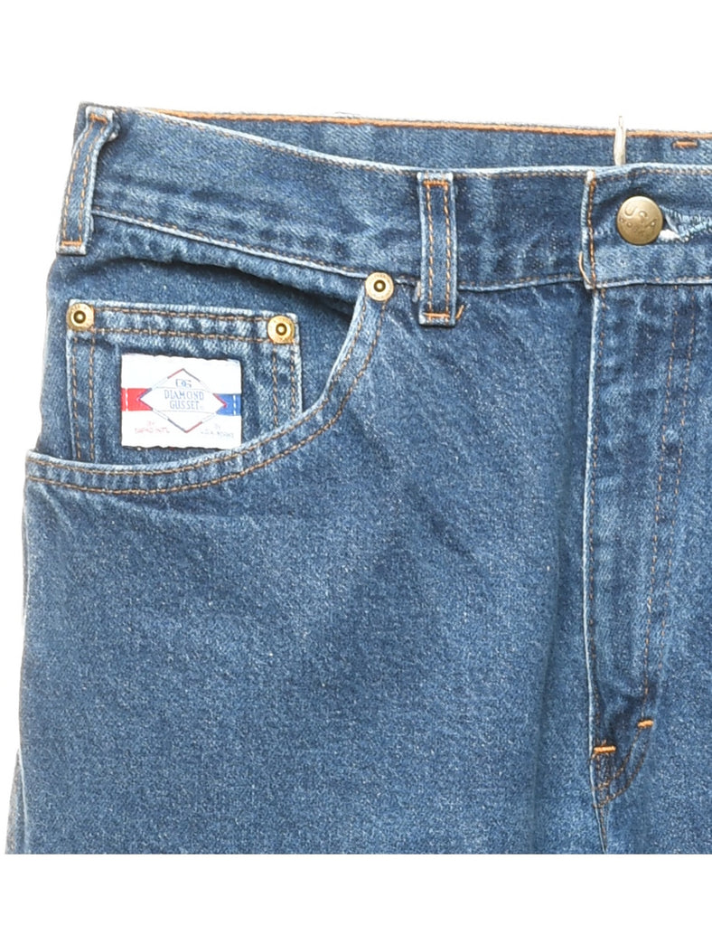 Medium Wash Straight Fit Jeans - W33 L31