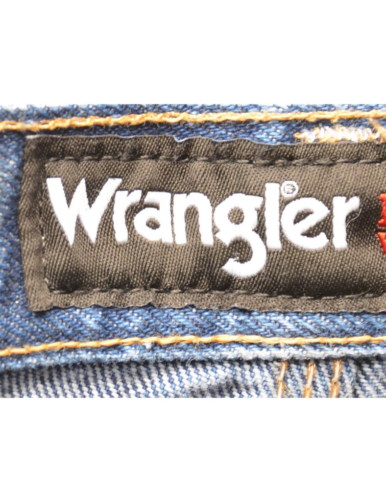 Medium Wash Wrangler Straight Leg Jeans - W36 L33