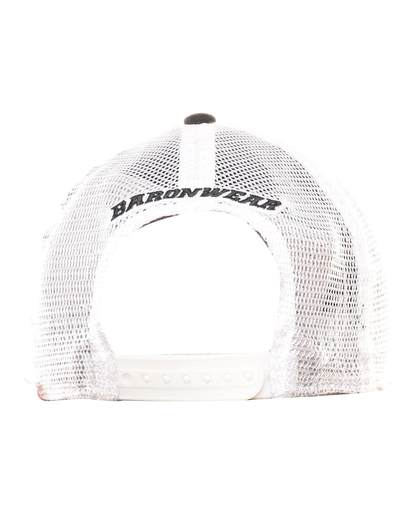 Mesh Effect Embroidered Cap - XS