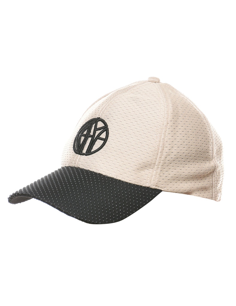 Mesh Effect Embroidered Cap - XS
