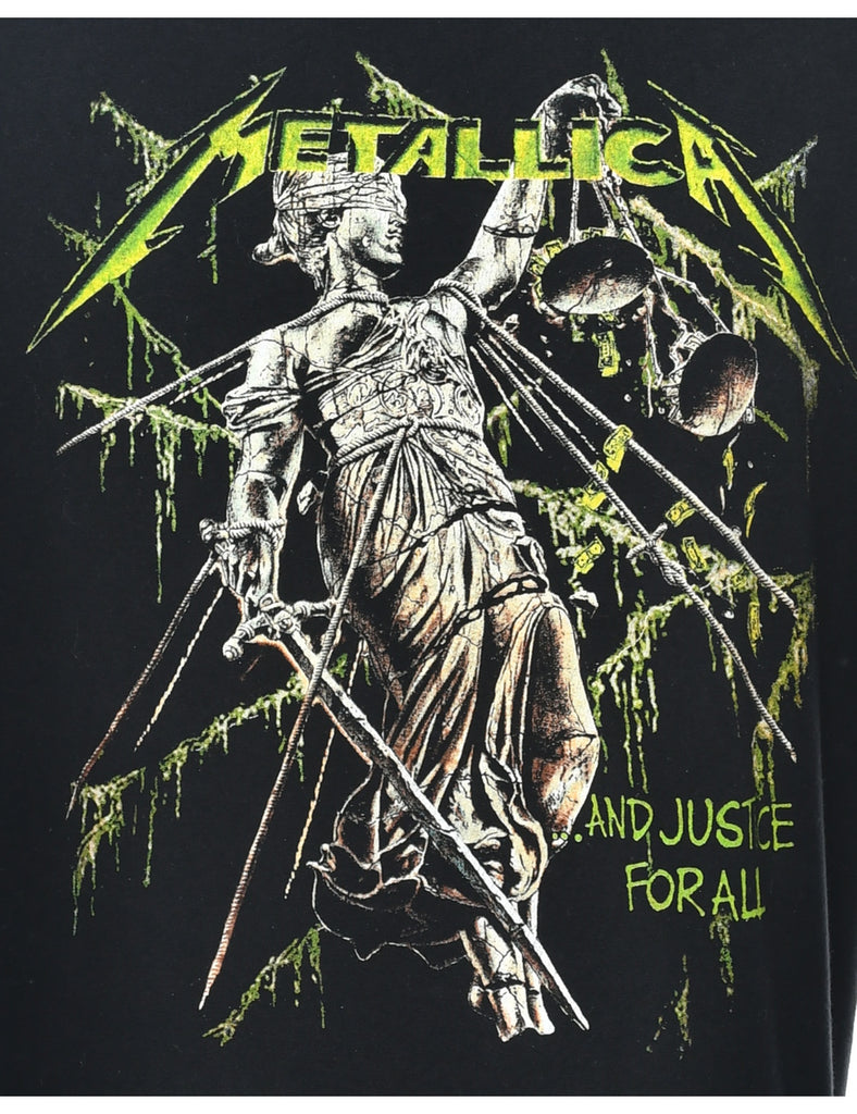 Mettalica Band T-shirt - M