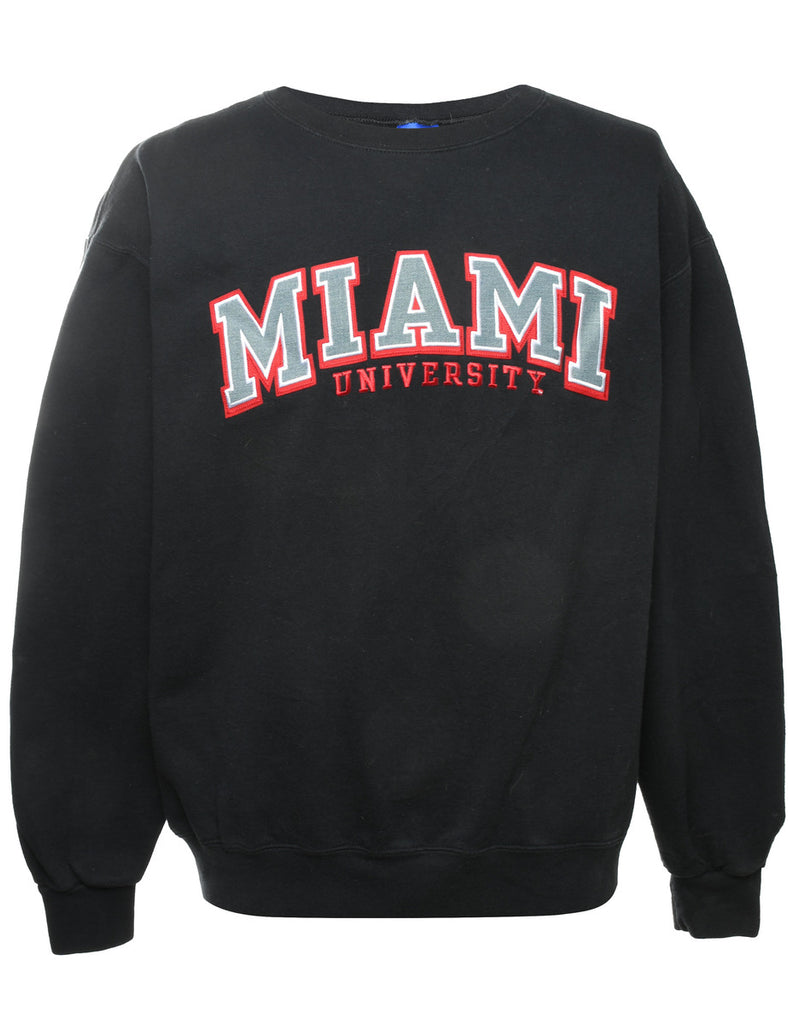 Miami Embroidered Sweatshirt - M