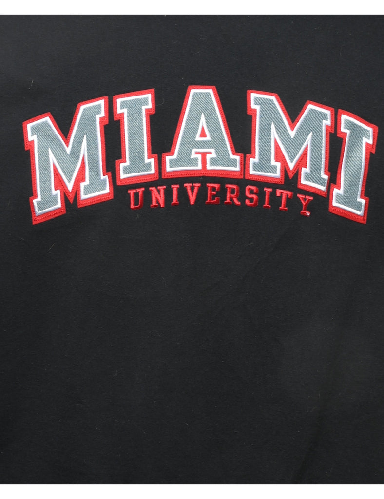 Miami Embroidered Sweatshirt - M