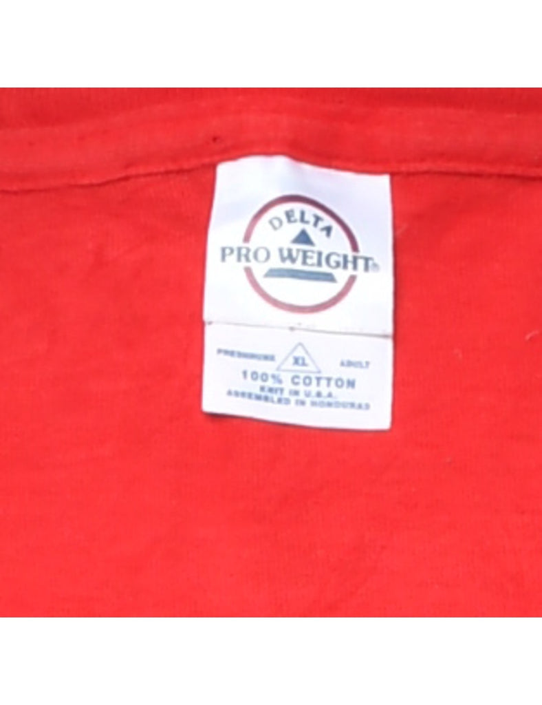 Miami Red Hawks Printed T-shirt - XL