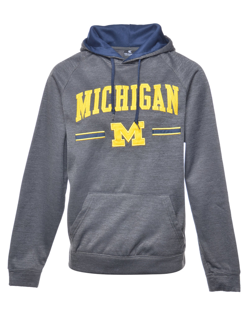 Michigan Patched Hoodie - S