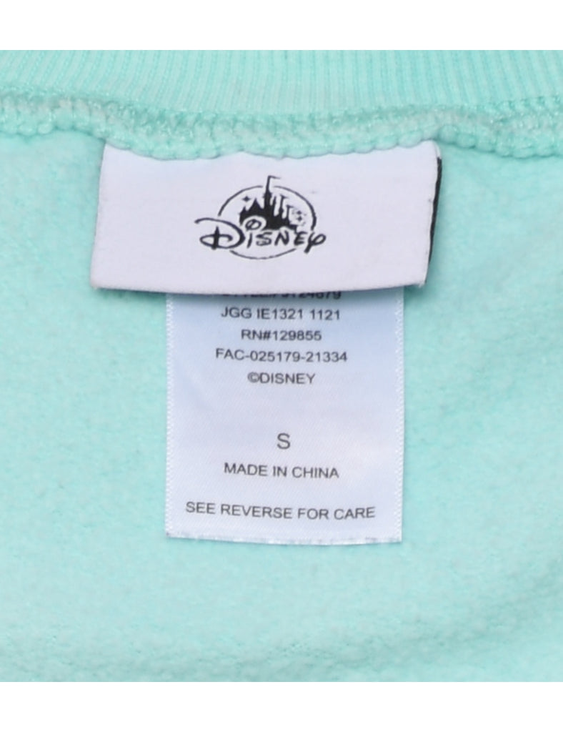 Micky Mouse Light Blue & White Disney Sweatshirt - S