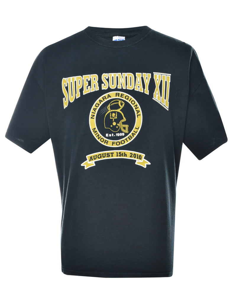Minor Football Printed T-shirt - XL